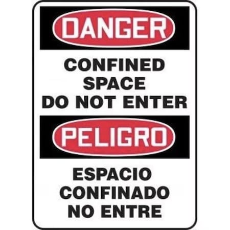 Accuform SPANISH BILINGUAL Safety Sign SBMCSP040XT SBMCSP040XT